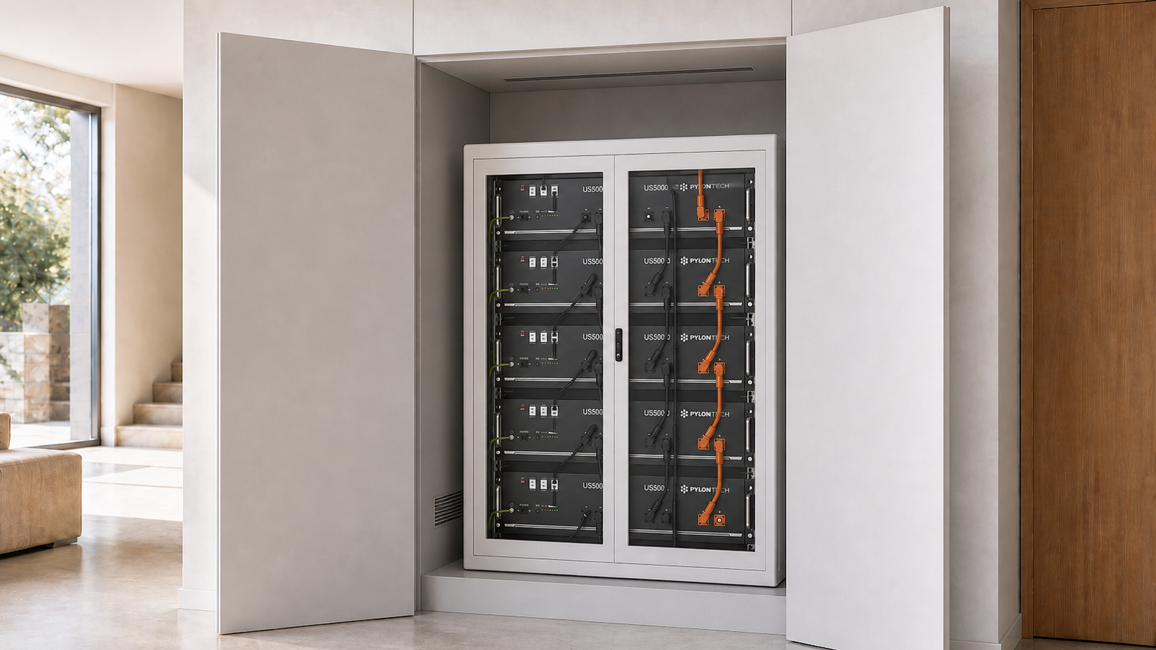 Residential energy storage cabinet deployment scenarios